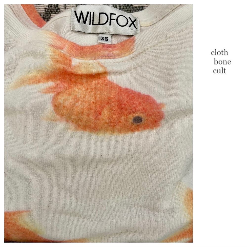 Wildfox Rare & Coveted Goldfish Sweatshirt - image 7